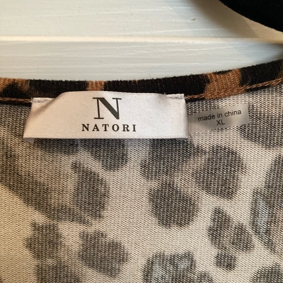 Pre-Loved Natori Leopard Print Tunic - Picture 3 of 3